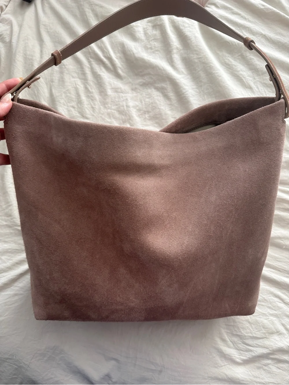 Mina baie full size suede Harlow
